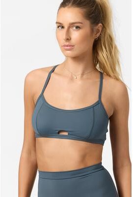 O'Neill s Performance Surf Hyperfreak Bralette Active Bikini Top in Slate, Size Medium, Elastane/Nylon/Polyamide