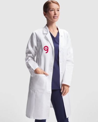Camice da laboratorio vaccine donna Personalizzate o neutre Roly
