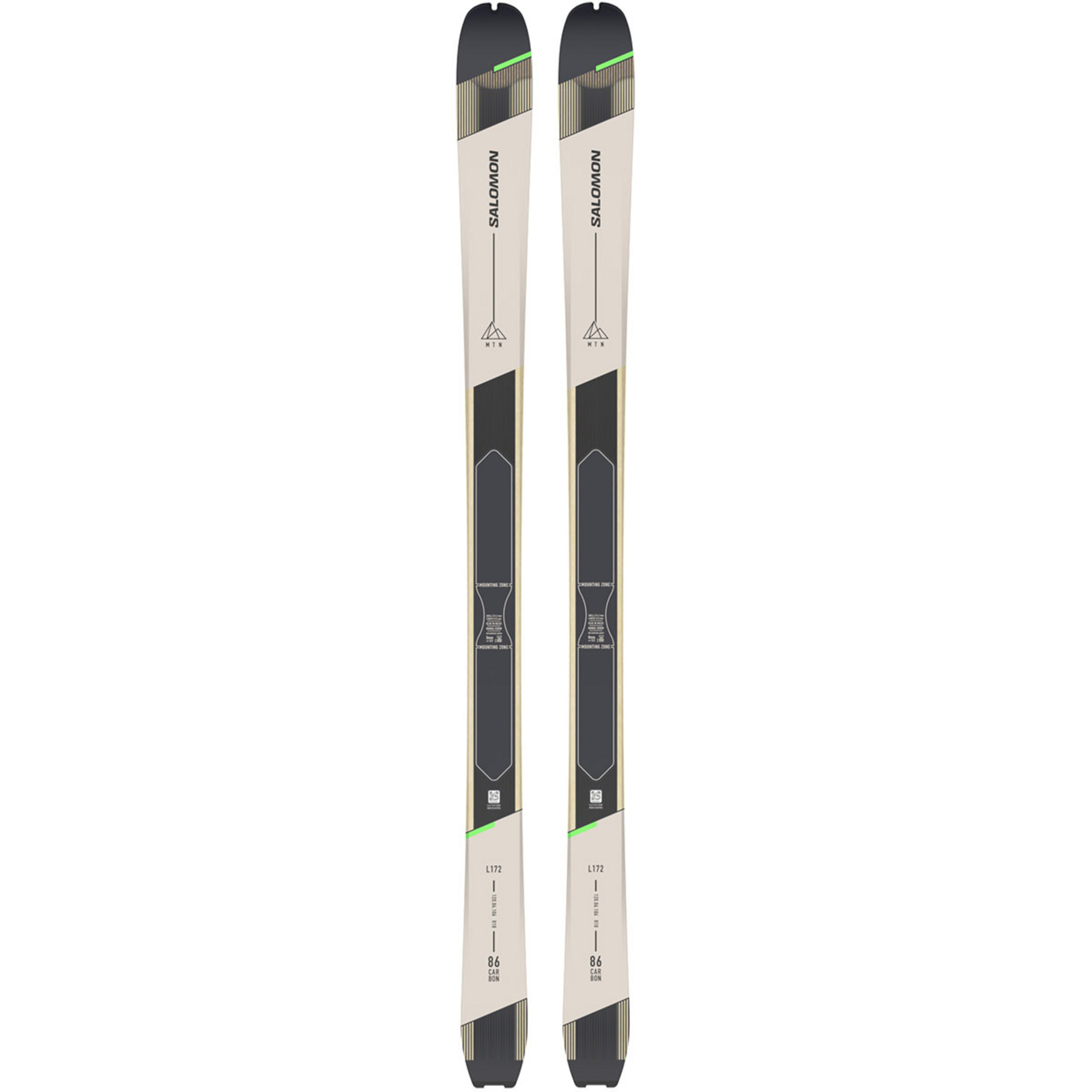 Salomon MTN 86 Carbon Tourenski 24/25 Tourenski rainy day Größe 148cm Skitour