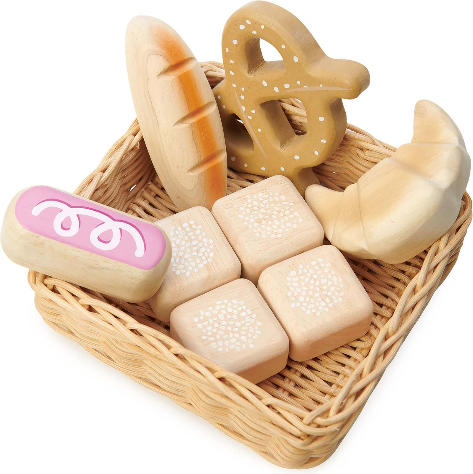 Tender Leaf Toys Brood en broodjes speelgoed met 5 verschillende soorten broodjes