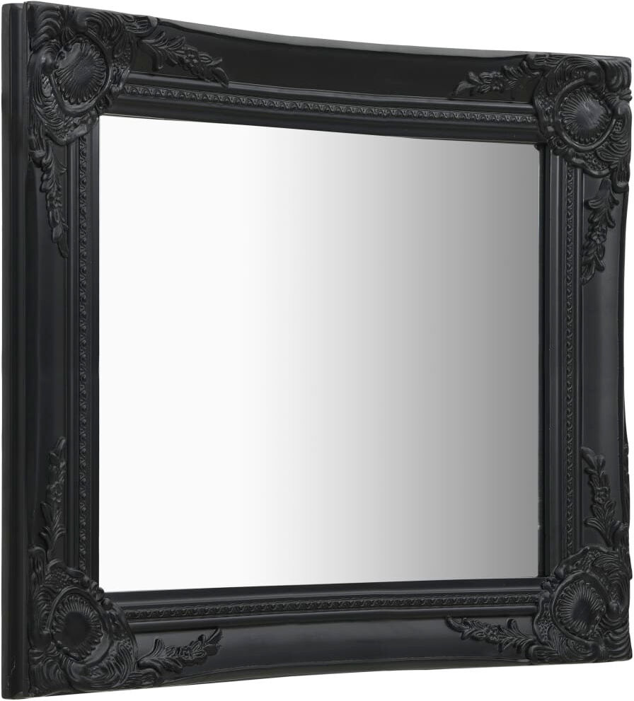 Astoria Grand Ginsberg Mirror Black 50cm H x 50cm W