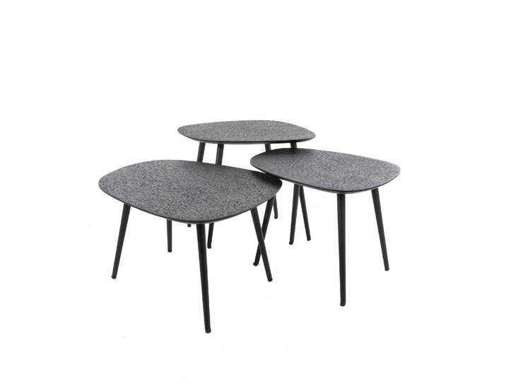 Clemento Metallic Couchtisch organisch