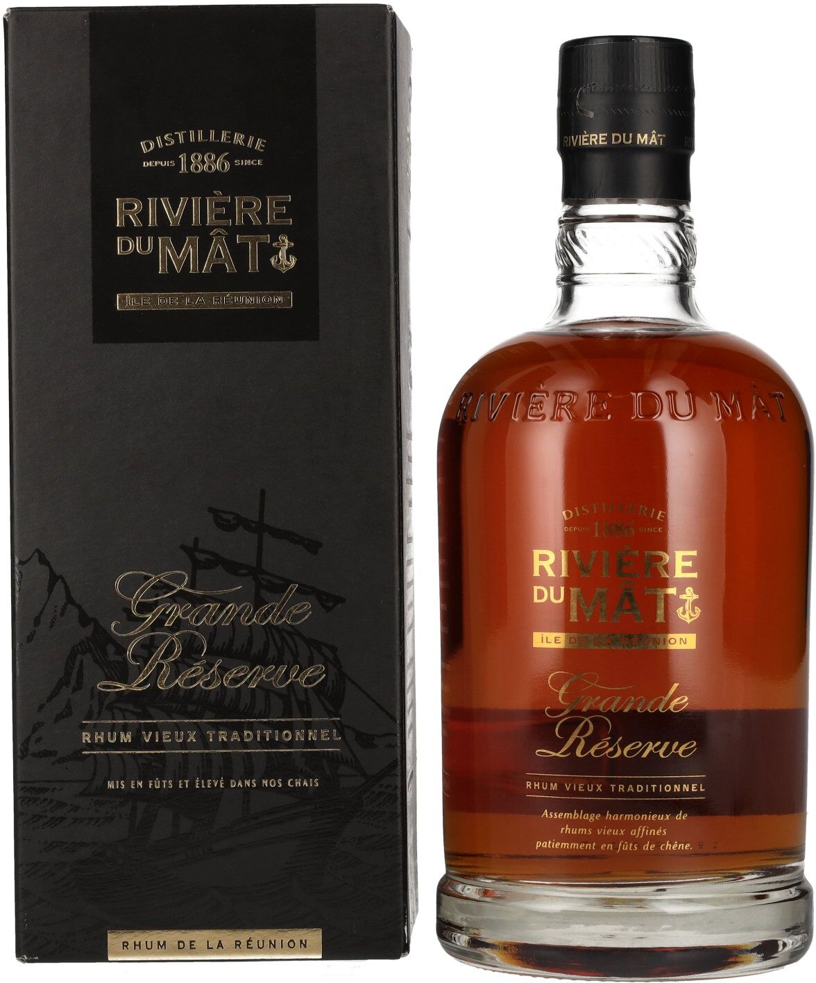Rivière Du Mat Rivière Du Mât Grande Réserve 40% Vol. 0,7l in Geschenkbox