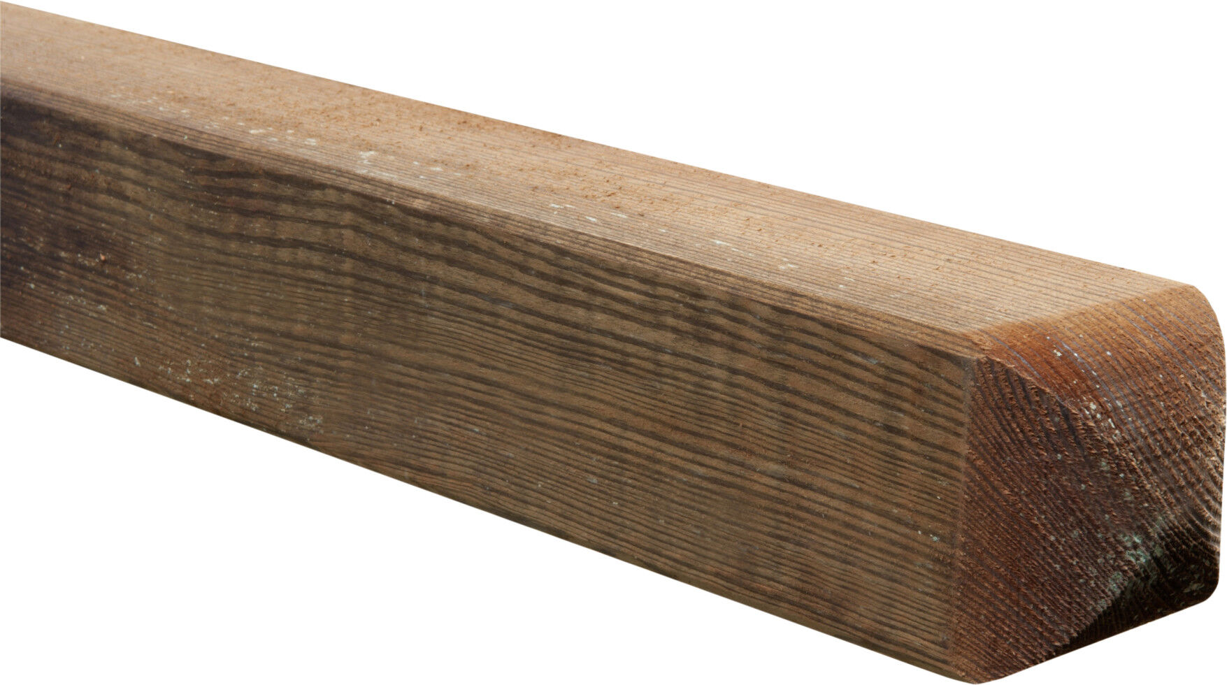 Weitere Rundkopfpfosten 190 cm, 90 x 90 mm, kesseldruckimprägniert, braun