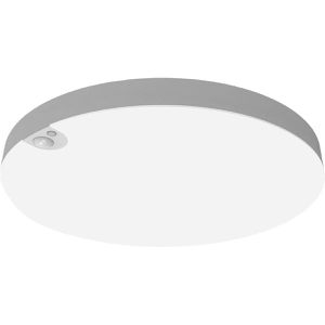 Heitronic Deckenleuchte Allrounder, weiß, LED, Ø 23 cm, 20 Watt / 1.800 Lumen, Bewegungsmelder, warmweiß