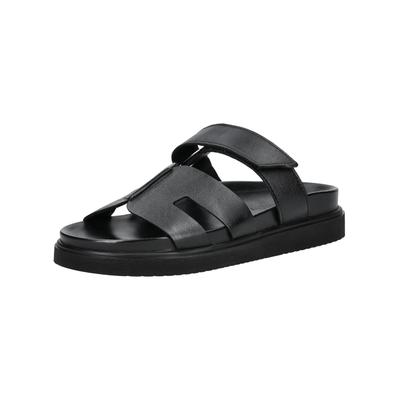Pantolette PAVEMENT "Pavement Pantoletten Leder", Damen, Gr. 37, schwarz, Leder, Schuhe Pantolette