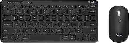 Trust KIT TASTIERA + MOUSE WIRELESS LYRA BLACK 24844
