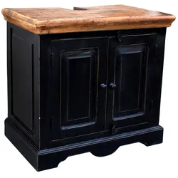 SIT »Corsica« Massivholz Mango Bad-Unterschrank schwarz
