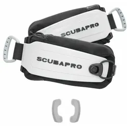 Scubapro - Hydros Pro 2 - Monorail-Bleitaschen-Set - Größe: Standard - Farbe: Weiß