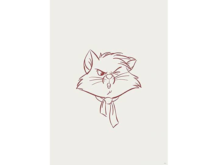 Komar Wandbild - Brave Berlioz - Größe: 50 x 70 cm - Poster, Kunstdruck, Dekoration, Wohnzimmer, Schlafzimmer, Disney