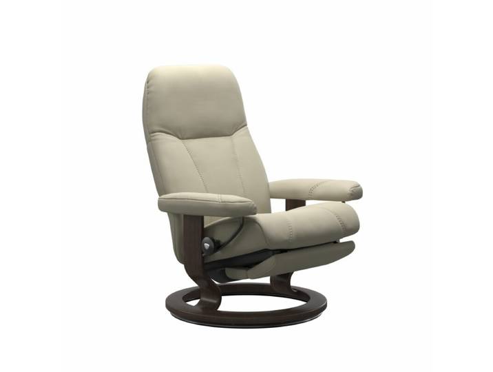Stressless Consul Classic Power Sessel - Leder Batick Cream , Bu