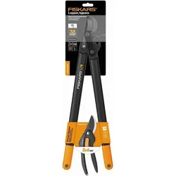Fiskars, Gartenschere, PowerGear L78 + SingleStep P26 Set