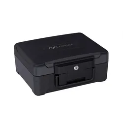 Safe / Tresor Safe Compact Slim 6 L feuer- wasserfest Kunststoff schwarz hjh OFFICE
