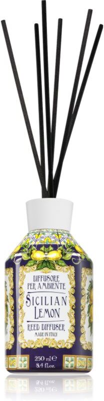 Rudy - Le Maioliche Sicilian Lemon diffuseur d'huiles essentielles avec recharge 250 ml