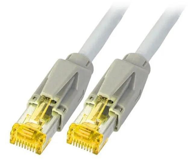 EFB RJ45 Patchkabel S/FTP Cat.6A TM31 UC900, 5 meter, grijs, 5 stuks