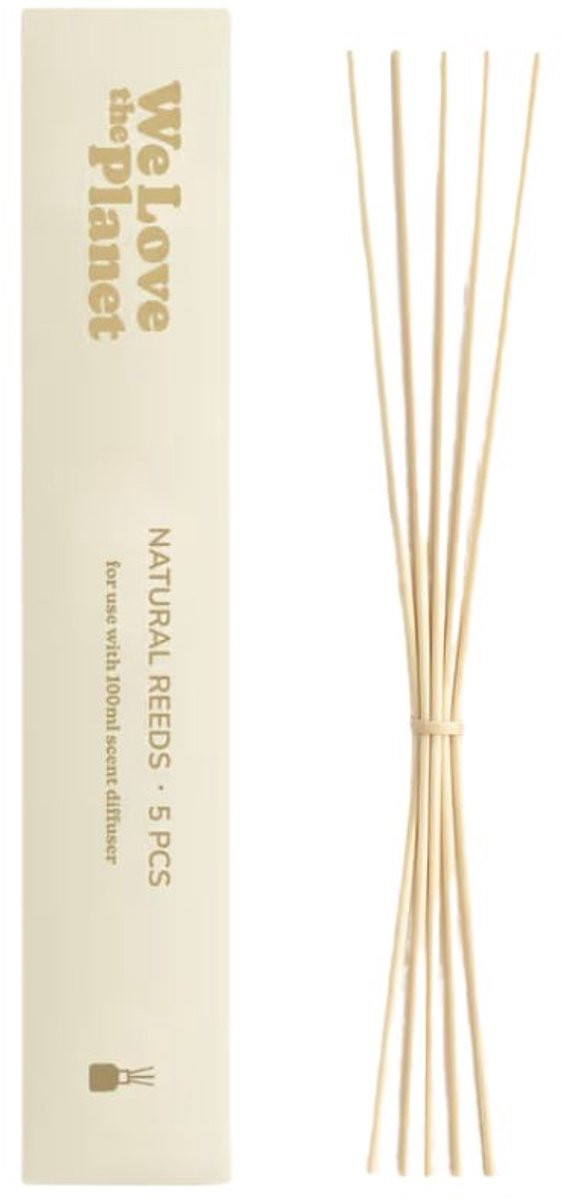 We Love The Planet Natural Reeds 5 stuks 100 ml