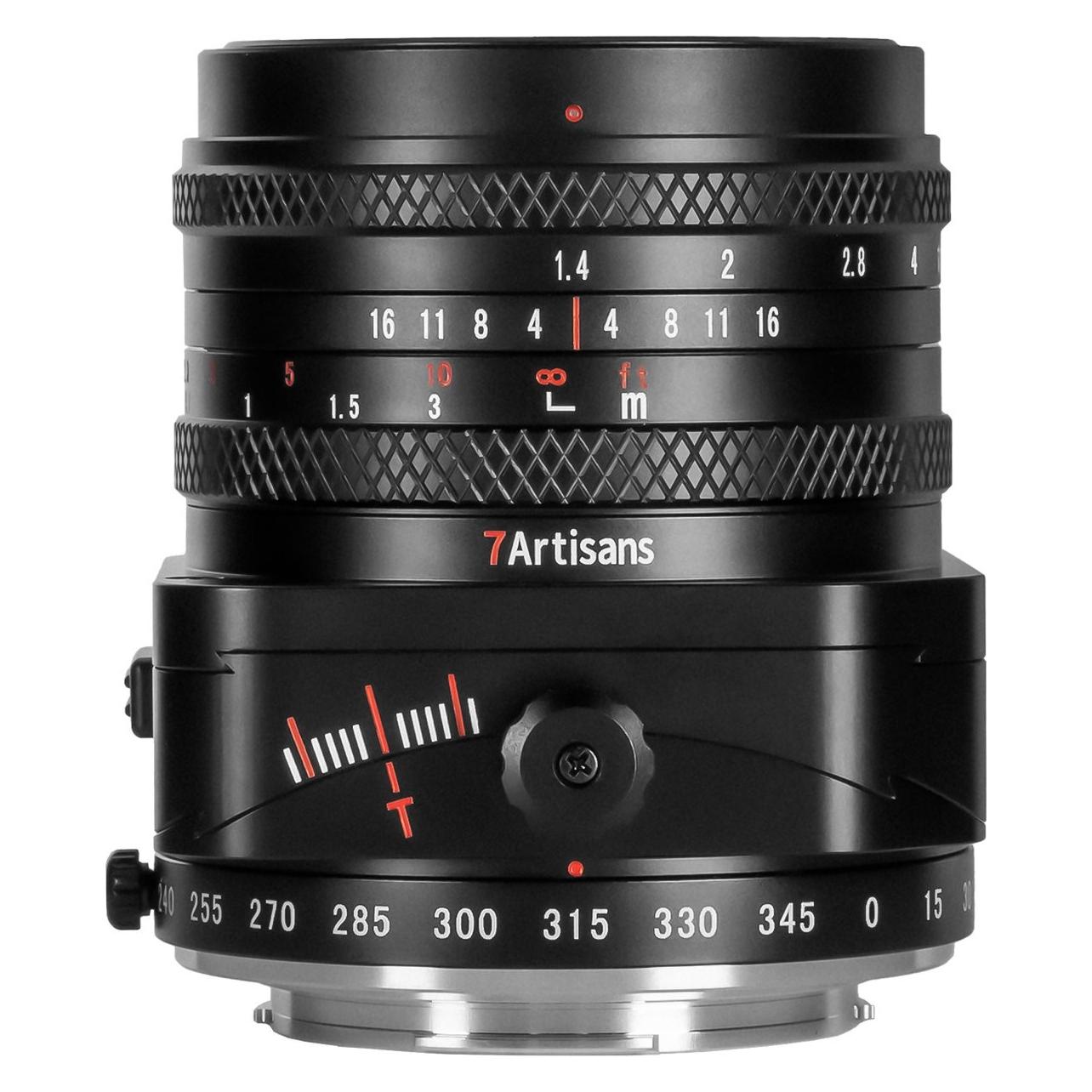 7artisans 50mm f/1,4 Tilt Shift Sony E (APS-C / DX, Vollformat) (TS101B)