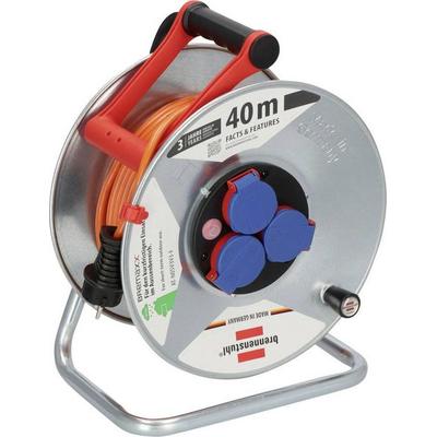 Brennenstuhl 1198750 Kabeltrommel 40m Orange Schutzkontakt-Stecker