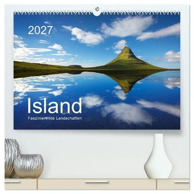 ISLAND 2027 - Faszinierende Landschaften (hochwertiger Premium Wandkalender 2027 DIN A2 quer), Kunstdruck in Hochglanz