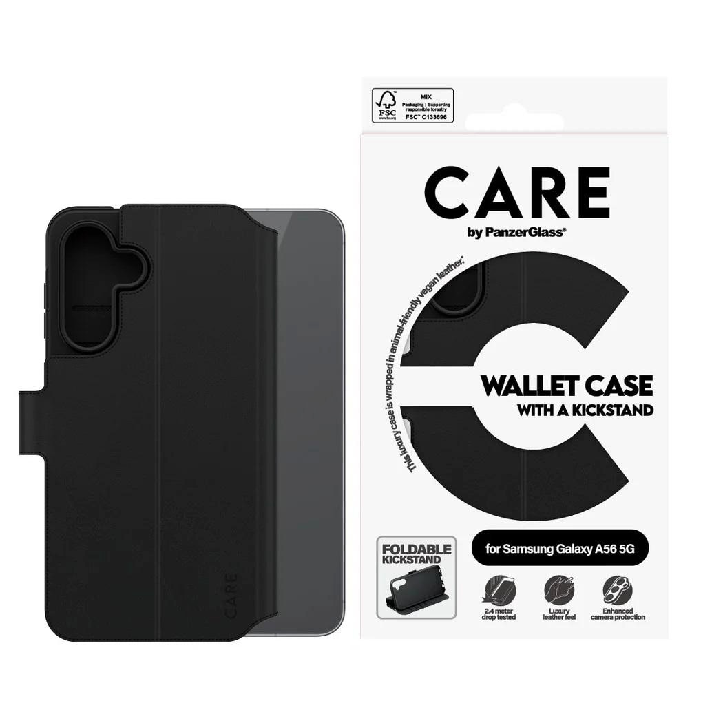 CARE by PanzerGlass Feature Wallet Case mit Kickstand Samsung Galaxy A56 5G