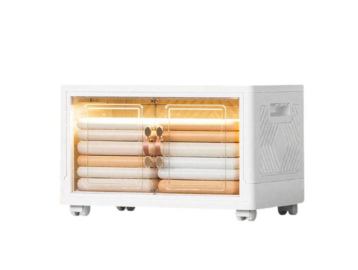 SNSP enkellaagse opbergbox en organizerbox, opvouwbare opbergkast, opbergbox voor kleding en kledingstukken, speelgoed, snacks en boeken, opbergkast voor thuis, woonkamer, slaapkamer en studentenappartement, 67 l, 1 stuk