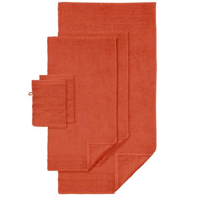 Handtuch WÄSCHEPUR, orange, B:50cm L:100cm, 100% Baumwolle, Handtücher
