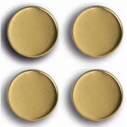 Zeller Magnete Ø 2,3 x 0,9 gold