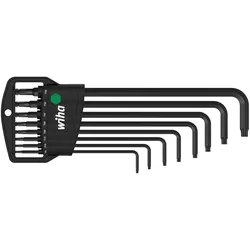 Wiha Stiftschlüssel Set im Classic Halter TORX Kugelkopf 8-teiliges Set schwarzoxidiert - 32394