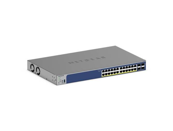 NETGEAR GS728TX, L2/L3, 10G Ethernet (100/1000/10000), Full duplex, Grille de montage GS728TX-300EUS