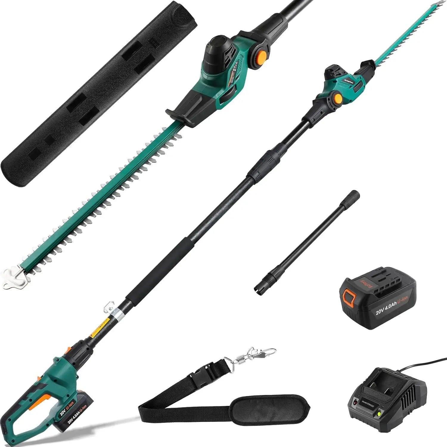 Selius Accu Heggenschaar - Elektrische Telescoopheggenschaar - Snoeigereedschap
