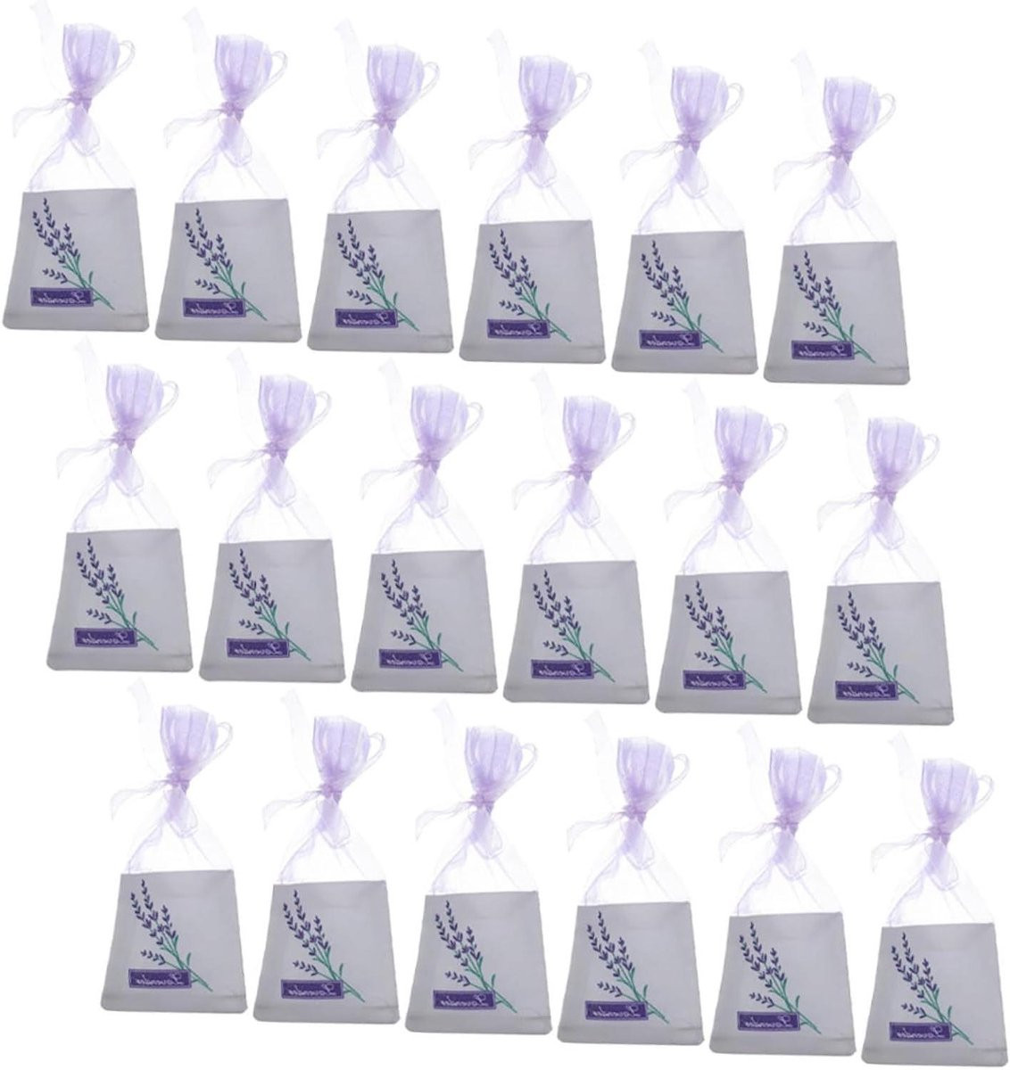 50 stuks Lege Katoenen Geurzakjes - Naturel - Sachets voor Huisdecoratie