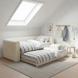 Ausziehbett Tasha Creme ca. 90x200 cm