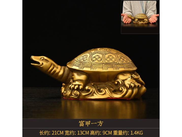 Ornement de tortue en bronze, tortue de mille ans et cent anniversaires, cadeau de Press