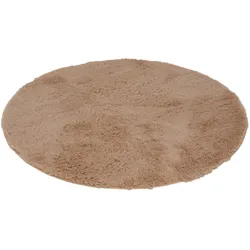 Pergamon, Teppich, Hochflor Shaggy Teppich Fluffy Rund (200 cm)