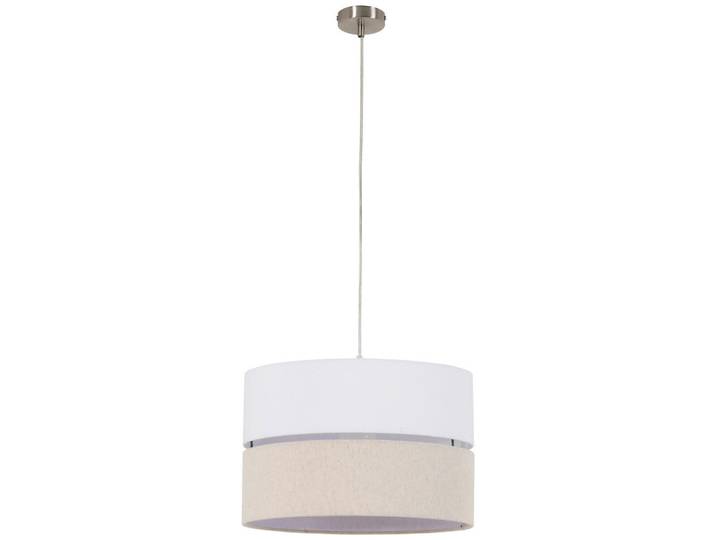 Novel Hängeleuchte, Weiss, Beige, Metall, Kunststoff, Textil, 120 cm, Lampen & Leuchten, Innenbeleuchtung, Hängelampen, Pendelleuchte