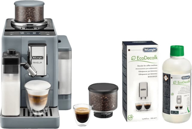 De'Longhi Rivelia EXAM440.55.G Koffiemachine met Ontkalker