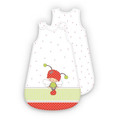 Babyschlafsack BABY BEST "Käferchen", Baby, Gr. L: 70cm, weiß, Bezug: 100% Baumwolle. Füllung: 100% Polyester, Schlafsäcke