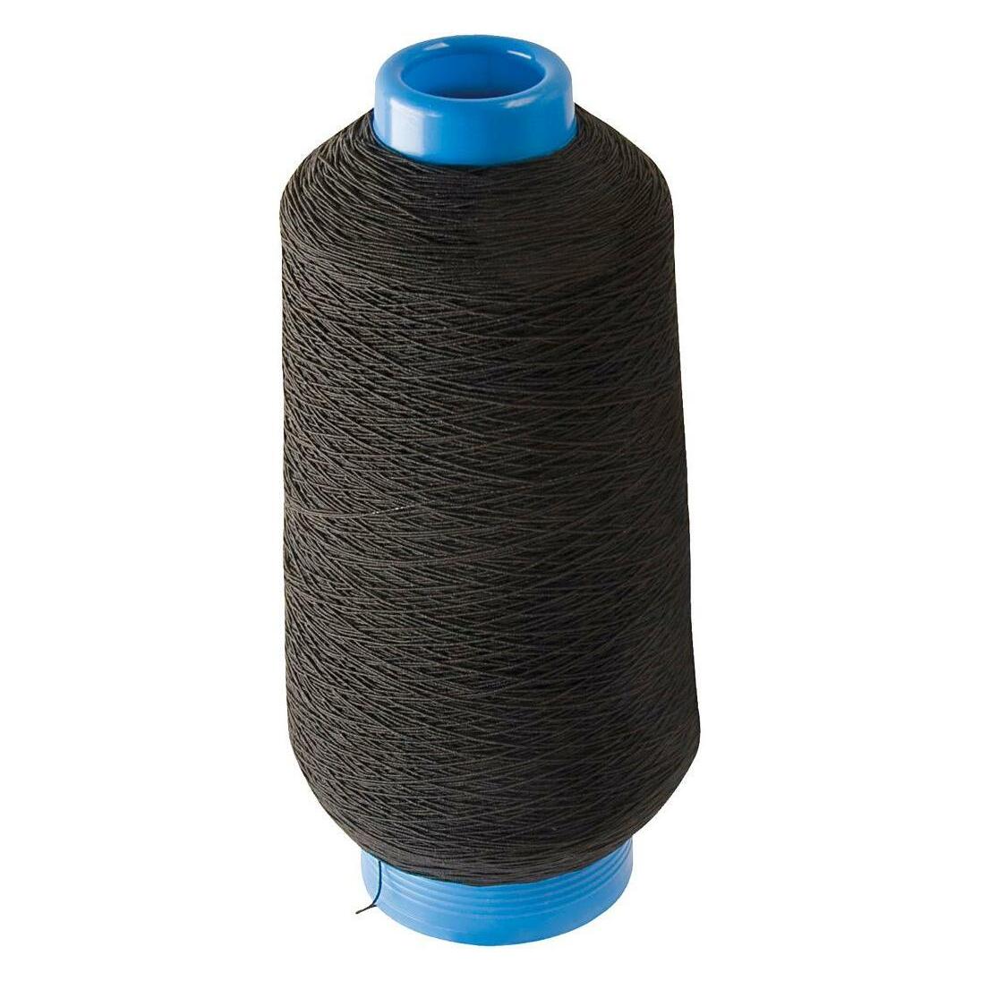 Creativ Company Dünnes, rundes, elastisches Garn, Schwarz, 1500 m (1500 m) (32339)