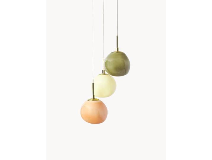 Cluster-Pendelleuchte Josie aus Opalglas