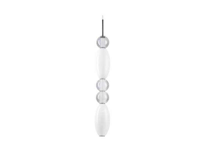 Ideal Lux LUMIERE Integrierte LED Slim Pendel-Deckenleuchte Schwarz 4550Lm 3000K