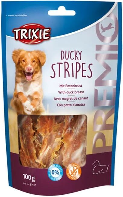 Trixie Premio Duck Stripes Com Peito de Pato 100g