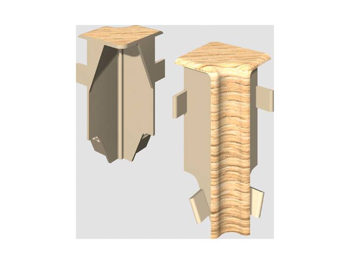 Egger Innenecke 6 cm Eiche sand neues kubisches Profil 2 Stück