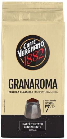caffeVergnano Caffè Vergnano - Gran Aroma Classica - Gemahlener Kaffee 250 G - MaxiCoffee
