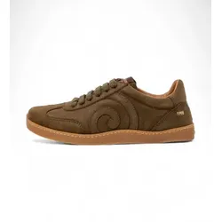 El Naturalista Unisex. 2591611FE005_0G3 Turnschuhe N5916 Pleasant khaki (37), Leder, Braun, Wohnung, Schnürsenkel, Lässig