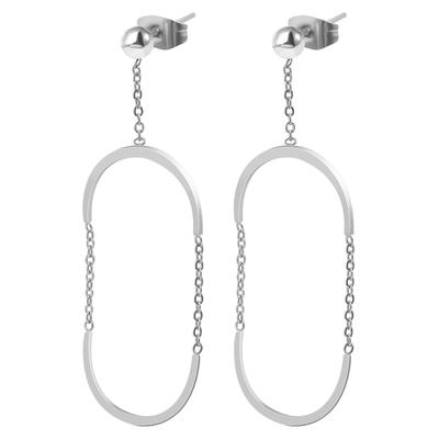 Paar Ohrhänger ADELIA´S "Ohrringe aus Edelstahl", Damen, Gr. Damen, Edelstahl, silber, Ohrringe, Schöne Geschenkidee zum Weihnachten