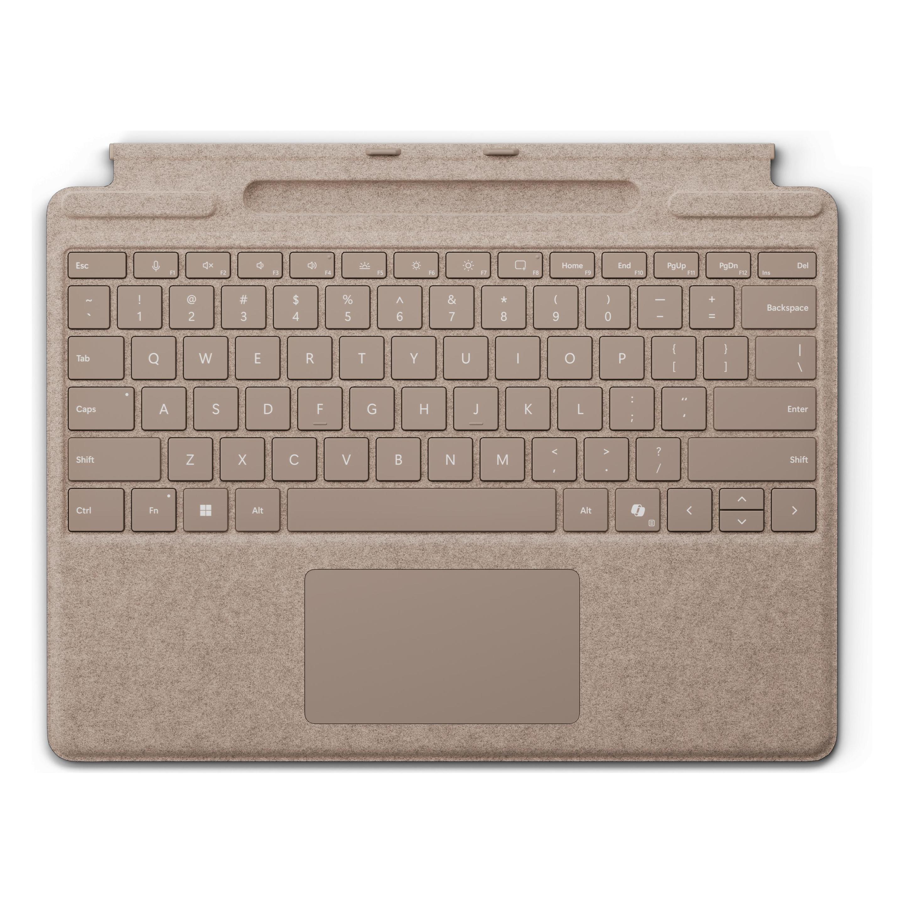 Microsoft Surface Pro-Typ Abdeckung Met Penopslag Duinzand QWERTY (8xa-00151) (Eng. Int., Kabellos) (8XA-00151)