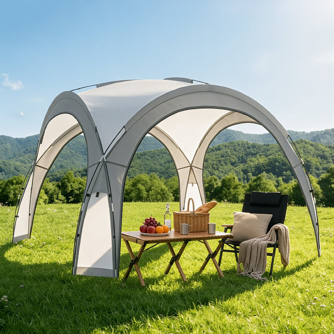 JolyDale 3.5 x 3.5m Outdoor Camping Gazebo with Sides