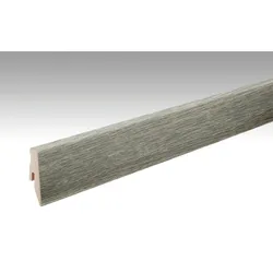 MEISTER Fußleiste Profil 3 PK Eiche vintage mohairgrau 6288 für Laminatböden - 2380 x 60 x 20 mm