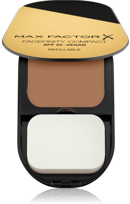 Max Factor Facefinity Refillable Compact Mattifying Foundation SPF 20 shade 009 Caramel 10 g