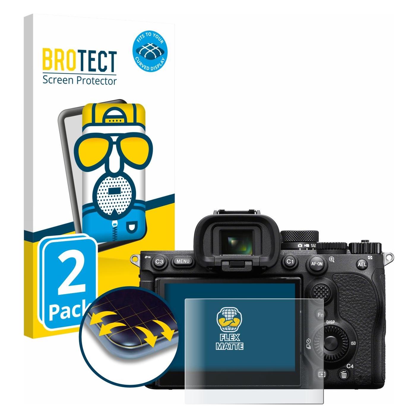 Brotect Fullscreen für Sony Alpha 7 V (ILCE-7M5) Schutzfolie Displayschutz Folie Matt Entspiegelungsfolie (5661461)